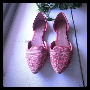 Coral and straw flats by Restricted (size 11)